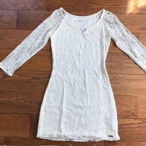 Abercrombie & Fitch Cream Lace Dress